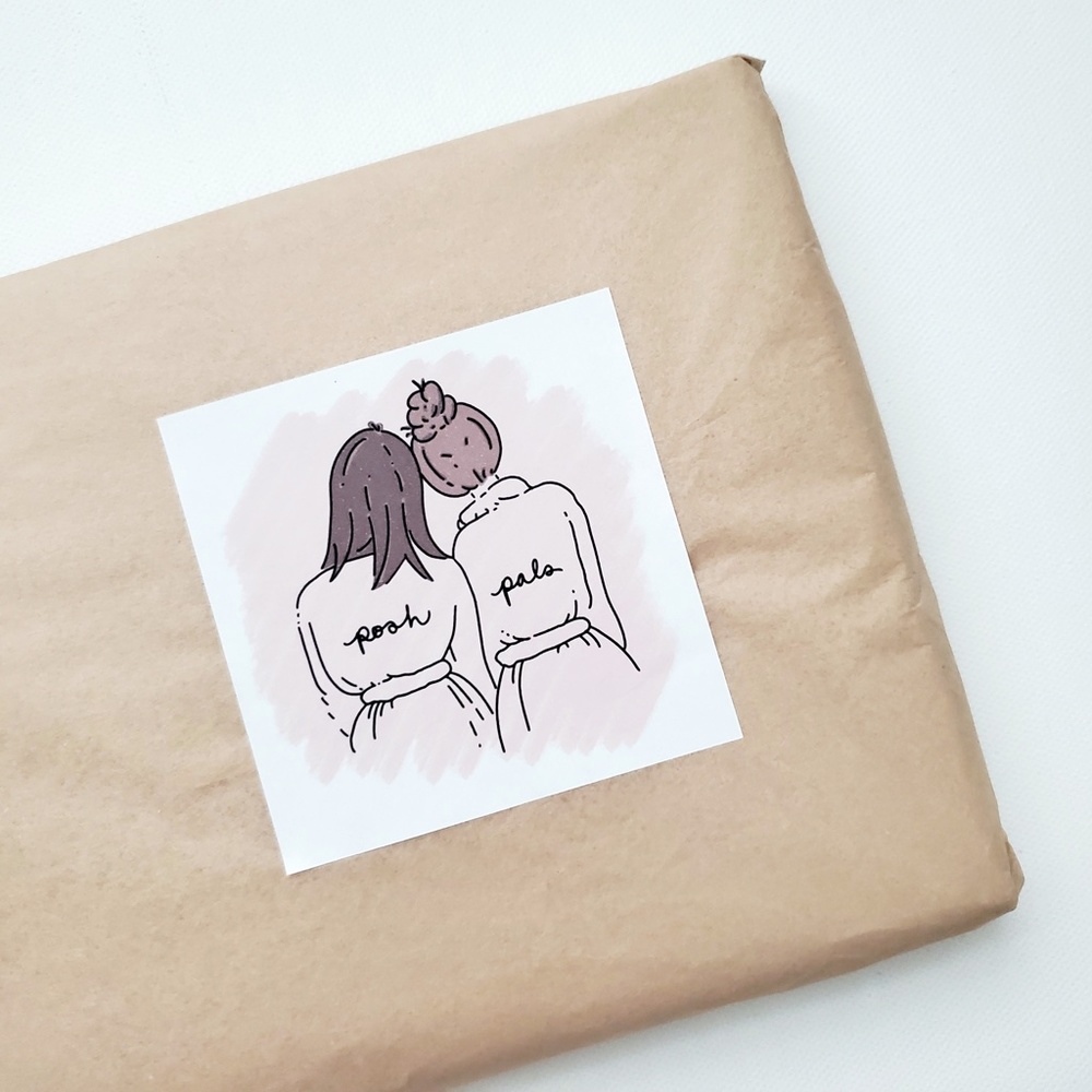 LB078 STICKERS Posh Pals Custom Poshmark Stickers Shipping Supplies [Price Firm] - Picture 8 of 15